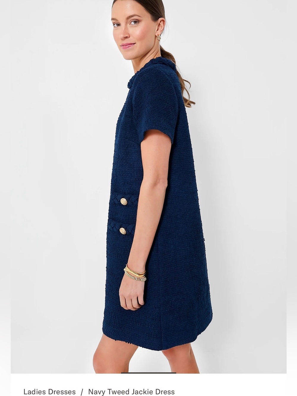 Tuckernuck Classy Navy Tweed Jackie Dress
Size: Medium
EUC - Picture 8 of 11